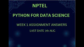 PYTHON FOR DATA SCIENCE || WEEK1|| ASSIGNMENT ANSWERS||CSIT_CODING