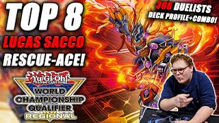 Yu-Gi-Oh! 2024 Regional Top 8: Rescue-Ace Combo + Deck Profile [ft. Lucas Sacco] Tulsa OK AGOV