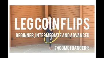 Leg coin flip hoop tutorial- beginner, intermediate and advanced variations!