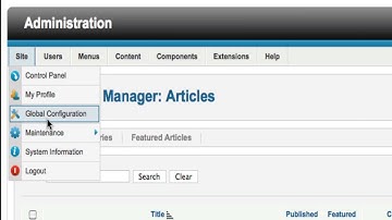 Fiddling around with Joomla 1.6