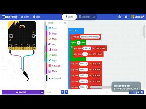 Jingle bells by: Makecode