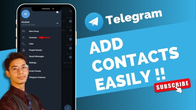 How to Add People on Telegram - Adding New Contacts 