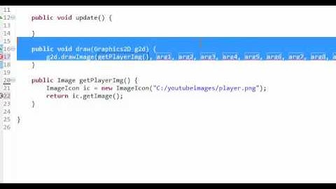 Java Game Tutorial - 2 - Adding A Player