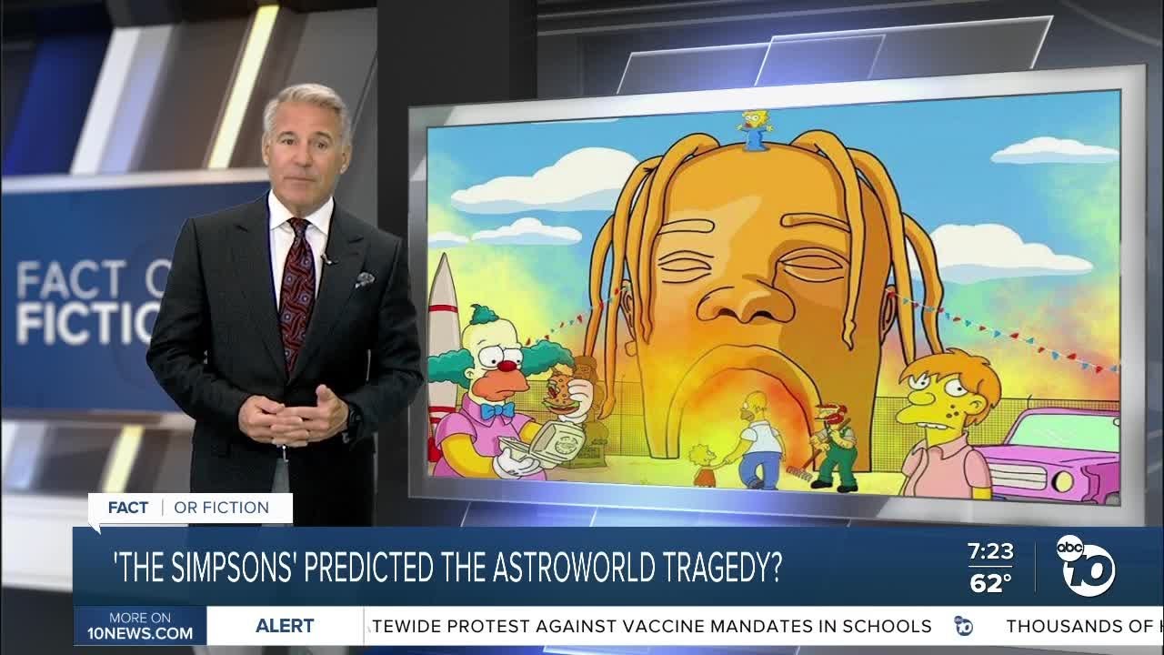 Fact or Fiction: Simpsons predicted Astroworld tragedy? - ABC 10 News