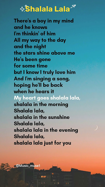 Shalala Lala (Verse 1) - Vengaboys lyrics #lyrics #song