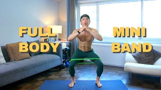 Full Body Workout (using mini bands) - CHALLENGING!