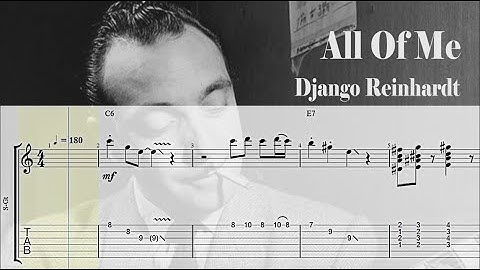 All Of Me - Django Reinhardt | Gypsy Guitar Tab