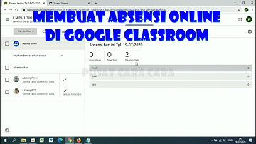 Cara Membuat Absensi Online di Google Classroom - Tutorial Google Classroom PART-3