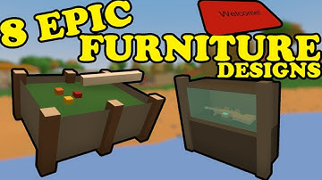 Unturned - 8 Cool Furniture Designs