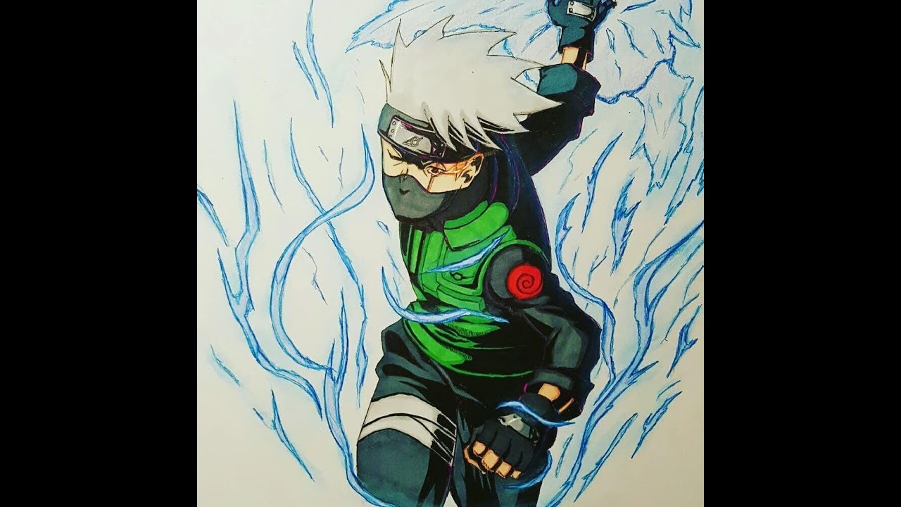 Speed Drawing- Kakashi Hatake Chidori from "Naruto"