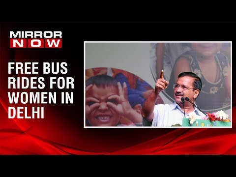 Delhi CM Arvind Kejriwal announces free bus rides for women from October 28