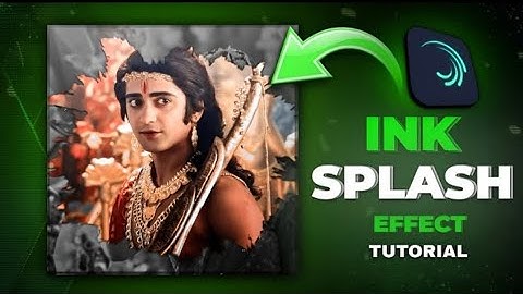 Ae Like Smooth Ink Splash In AlightMotion |blot transition |Alight motiontutorial Ink Transition