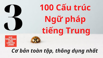 100 Cấu trúc Ngữ pháp tiếng Trung Cơ bản toàn tập, thông dụng nhất P3