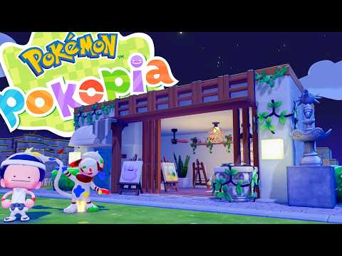 The Coziest Artist Home For Smeargle! | Pokemon Pokopia Build