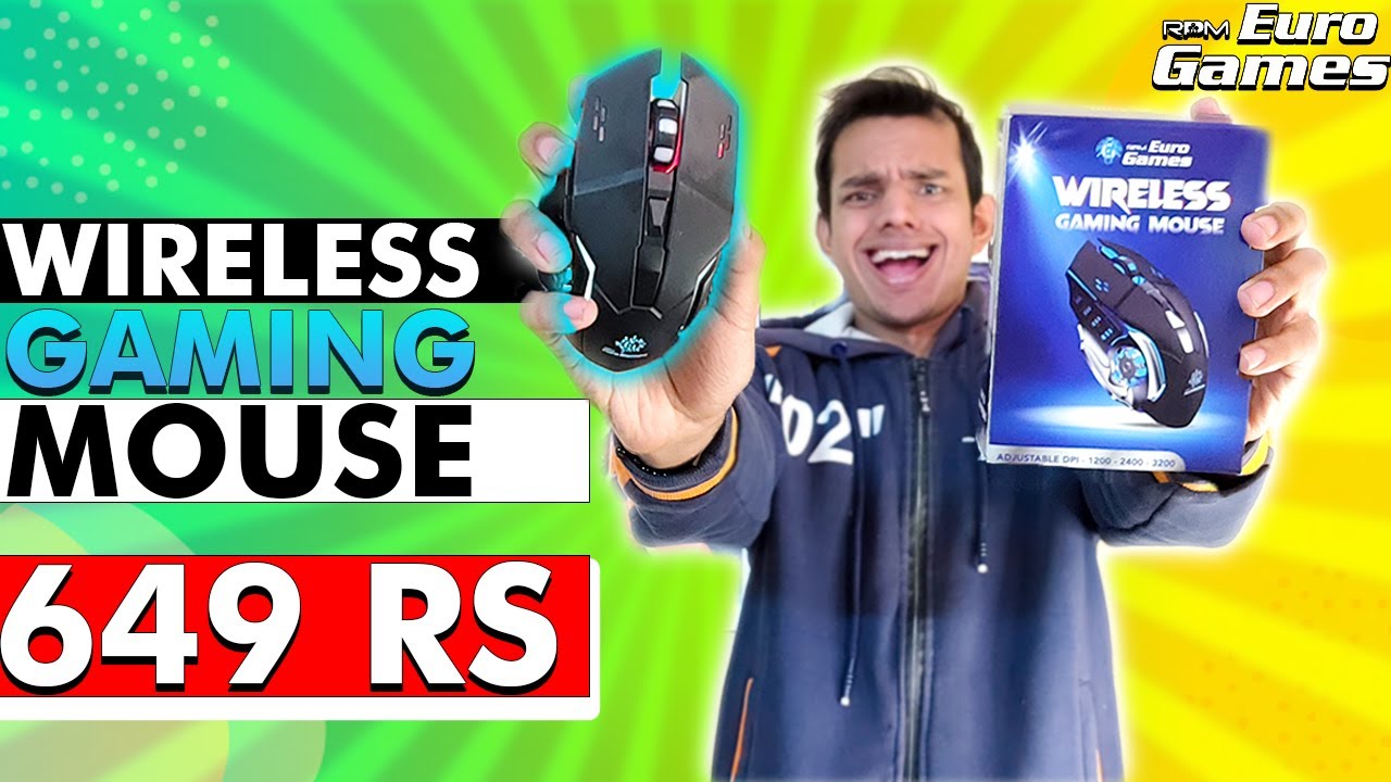 RPM Euro Games USB Wireless Gaming Mouse Unboxing Review best Wireless 