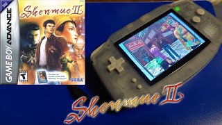 Shenmue 2 on the Game Boy Advance 