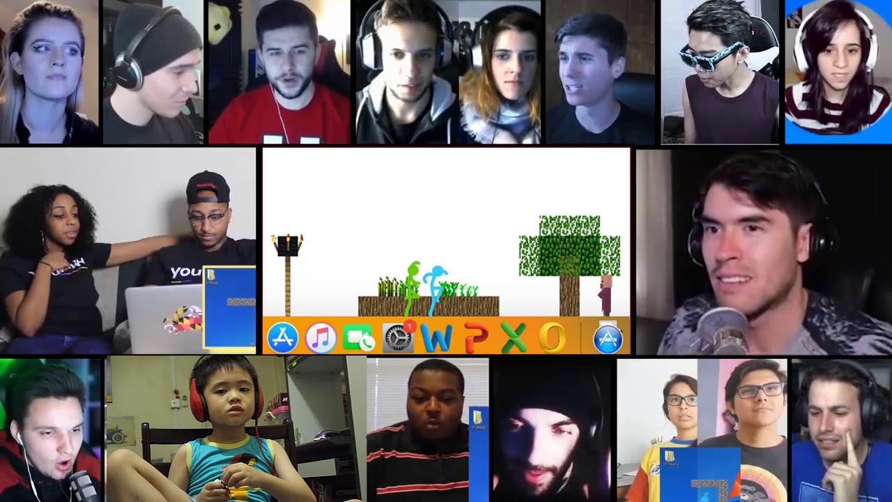 Hans Minecraft Vs Animation Reaction Mashup - YouTube