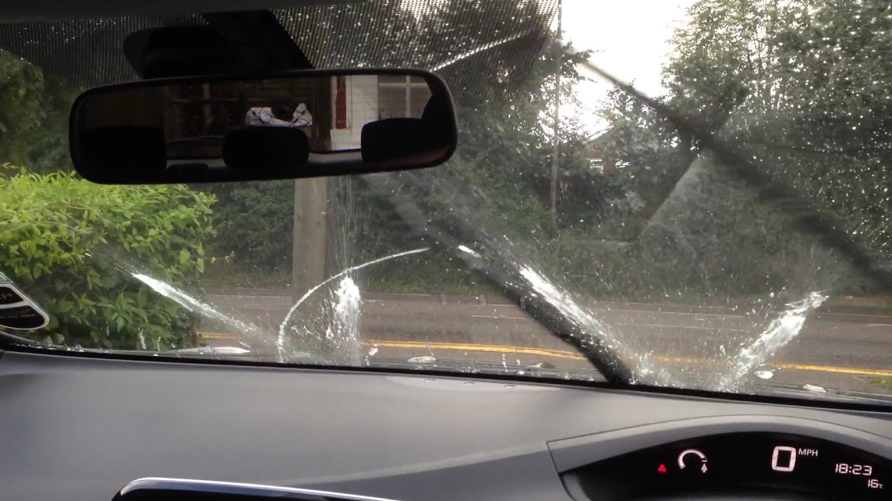 Nissan LEAF wipers and washer jets YouTube