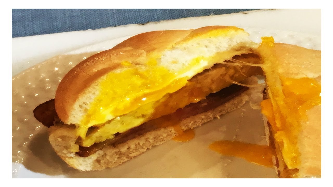 Bacon, Egg & Cheese Chicken Burger Episode 61 YouTube