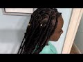 I did Faux Locs for the first time| how to do individual faux locs in less than 3 hours