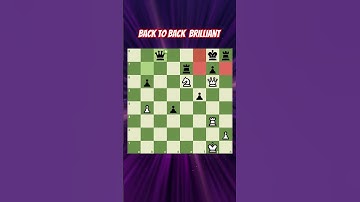 🤯 🤯 Double brilliant moves for the win # #chess #chessgame #chesscom #chesspuzzle #chesstactics