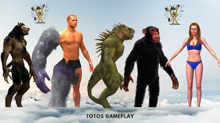 Idle Transformation -  Max Level  Wolf  Yeti Mummy  Bigfoot Lizard Female Ape Mermaid EVOLUTION! screenshot 4