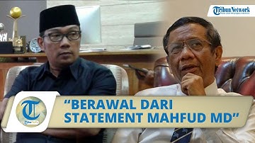 Terkait Rentetan Kerumunan Rizieq Shihab, Ridwan Kamil: Mahfud MD Harus Ikut Bertanggung Jawab