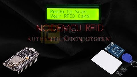 How to make nodemcu RFID authentication system || 