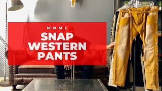 mnml snap pants