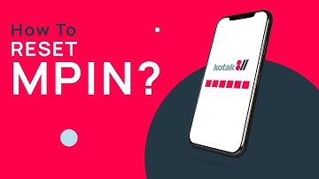 How To Reset MPIN On Kotak Mobile Banking App | Kotak 811 #digitalbanking