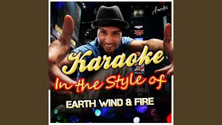 Cant Hide Love (In the Style of Earth Wind & Fire) (Karaoke Version)