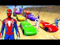 Gta v epic new stunt race for car racing challenge by trevor and shark 82