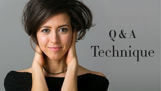 Q&amp;A Part 1 - Singing Technique
