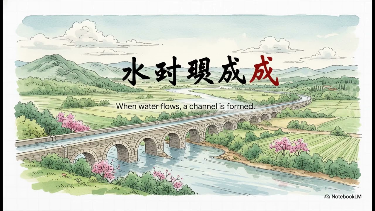 Shui Dao Qu Cheng (水到渠成): The Meaning and Origin of this Classic Chinese Idiom