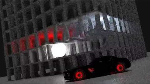 Blender: 2.67 Building & car test