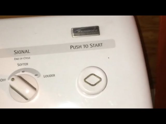 Kenmore Dryer Won't Stay On--EASY FIX class=