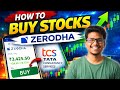 How to Buy Shares in Zerodha 📈 | Step-by-Step Guide (Beginner Friendly)