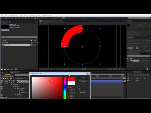 32. Видеоурок по After Effects: Обзор инструментов Shape Layers