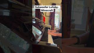 Subwoofer Lullaby - Minecraft #pianocover