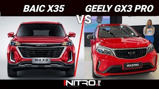 Comparativo Baic X35 vs. Geely GX3 Pro / ¿Cuál será la mejor SUV compacta china?