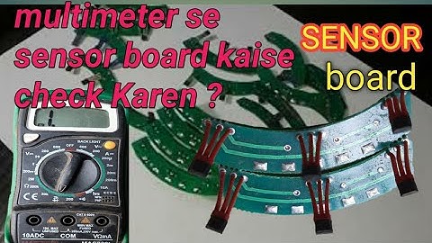 Sensor board test multimeter se BLDC motor .motor sensor check What is the sensor board in hindi