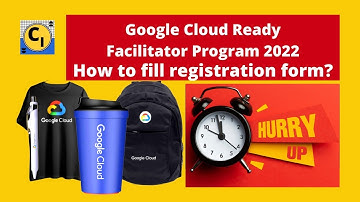 How to fill Google Cloud Ready Facilitator Registration Form 2022 | Free Swags | Course Intern