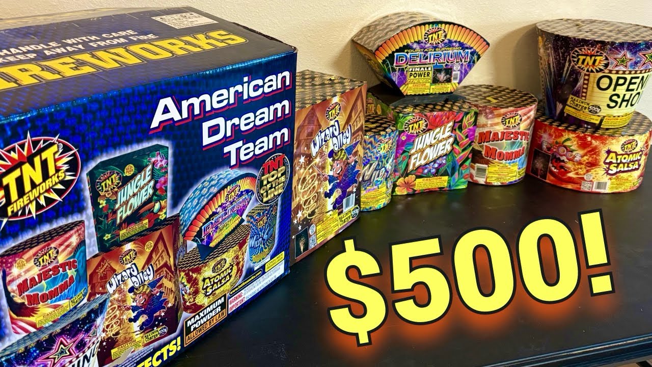 UNBOXING & LIGHTING A $500 TNT FIREWORKS ASSORTMENT - YouTube