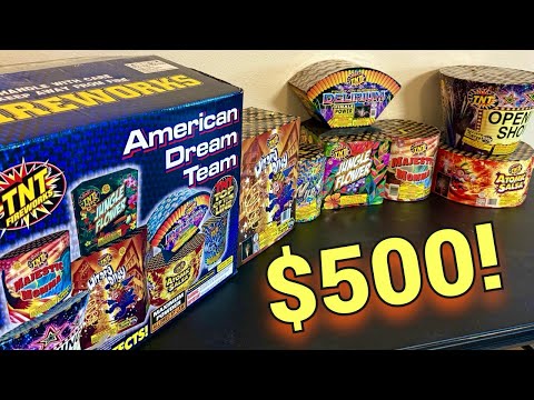 UNBOXING & LIGHTING A $500 TNT FIREWORKS ASSORTMENT - YouTube