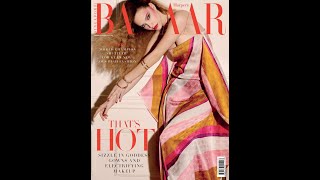 Quickclipshq - Barbara Palvin For Harpers Bazaar Singapore