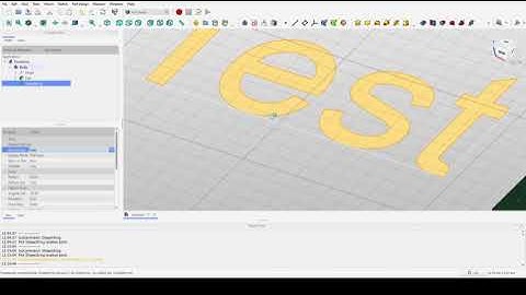 How to embed or extrude text in FreeCAD