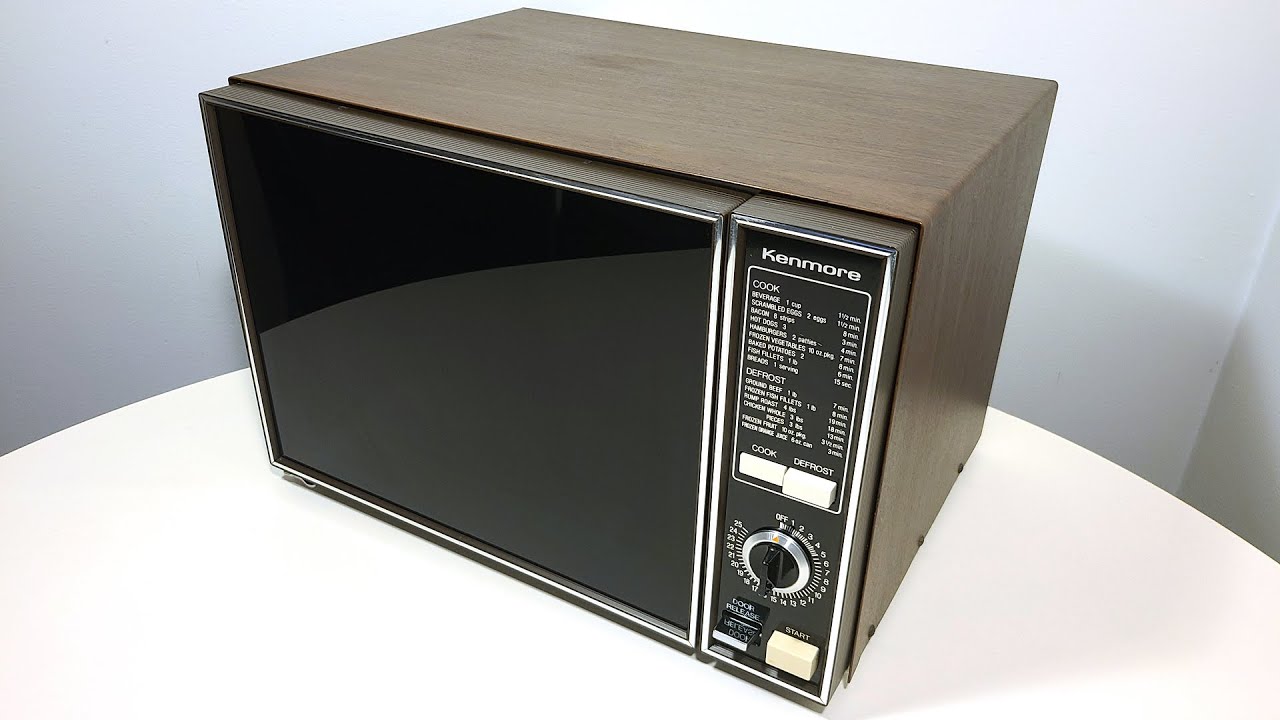 1981 Sears Kenmore vintage microwave oven 