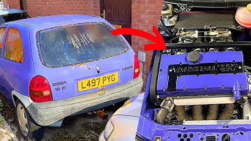I REBUILT A SCRAP CORSA B! *C20XE REBUILD*
