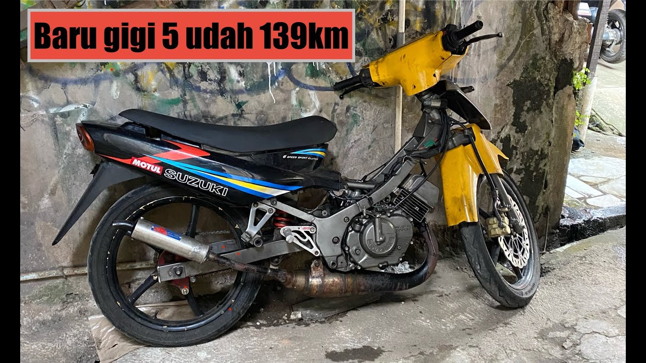 GILA SATRIA SEHER RGR DIKASIH KNALPOT KOLONG YYPANG SPR RGV120 RG Sport RGX SS2 2TAK
