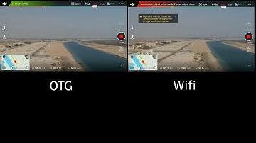 DJI Spark new firmware update 01.00.1000 OTG vs Wifi Range Test